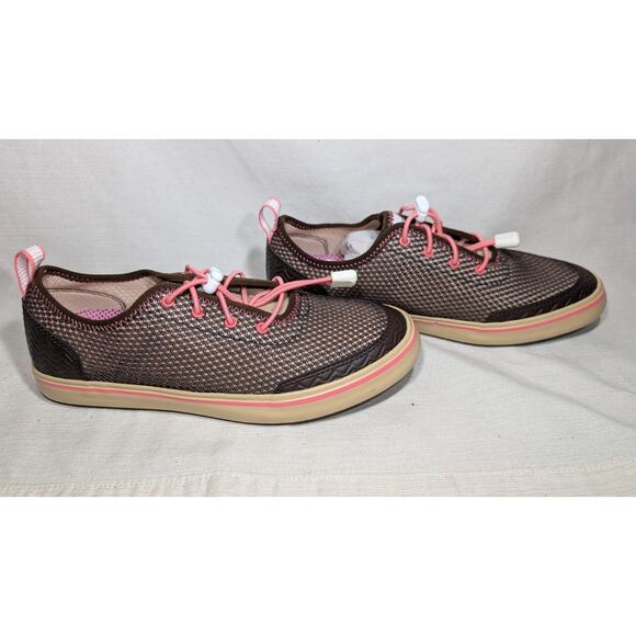 XTRATUF Riptide Women's Airmesh Deck Shoes Size 8 Brown Pink 22409 NWB - Picture 2 of 8
